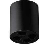 Plafonnier ZOE noir LED 4xLED 9W aluminium 8.3x7.2x7.2cm Sollux Lighting