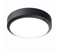 Plafonniers, 12W LED détecteur de mouvement lumière extérieure montage au plafond applique murale de mouvement 3000K extérieur étanche porche lumière moderne noir plafonnier pour maison patio escalier