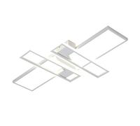 Plafonniers LED, dimmable avec Lampes de Salon télécommandées, Lampe Suspendue, plafonnier Moderne en Aluminium et Acrylique, éclairage de Chambre à Coucher