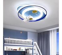 Plafonniers LED pour chambre de garçon et fille, lampe astronaute pour enfant, intensité variable avec télécommande, lustre pour chambre d'enfant, décoration intérieure, plafonnier pour chambre de fil