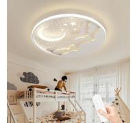 Plafonniers LED ultra-minces, plafonniers Star Moon à intensité variable, plafonnier de à .,lustre