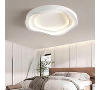 Plafonniers modernes, luminaires minimalistes à intensité variable plafonds avec télécommande, abat-jour en forme de créativité lustre de plafond pour salon chambre bureau couloir cuisine (C,50CM)