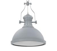 vidaXL Plafonnier rond E27 281625 gris