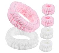 PLAFOPE 1 Jeu bandeau lavage bracelet bandeau spa bracelet antistatique bande poignet dragonne poignet wristband bandeaux de soin de la peau simples bracelet de maquillage Falaise