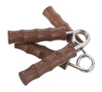 PLAFOPE 1 Paire D'exerciseurs de Doigts en Bois Marron pour Renforcement Main avec Poignée en Bois Multifonction pour Bodybuilders Personnels en Salle de Sport Couleur Couleur Aléatoire