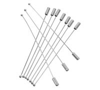 PLAFOPE 10 Pièces Épingles de Sûreté avec Arrêt Acier Inoxydable pour Loisirs Créatifs Couture Châle Accessoires Élégants pour Broches Chapeaux et Arrangements Floraux