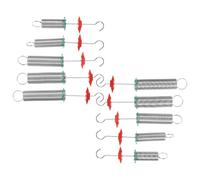 PLAFOPE 10 Ressorts Hélicoïdaux Scientifiques en Acier Robuste Assortiment pour Expériences de Physique Kit Pédagogique Précis pour Laboratoire Scolaire et Enseignement des Sciences