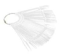 PLAFOPE 100 pièces Bâtons Ongles Transparents pour Vernis Échantillons Manucure Accessoires Pratiques pour Entraînement et Affichage Professionnel