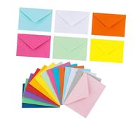 PLAFOPE 100 pièces Enveloppes Colorées Petites pour Cartes Invitations Budget et Économies Enveloppes pour Lettres et Événements Pratiques et Résistantes