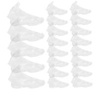 PLAFOPE 1000 Pièces Lot de Chaussettes Plastiques Transparentes Imperméables pour Soin des Hydratants Usage Unique Longues Adaptées Spa Pédicure Essai Chaussures Protection Anti-odeurs et