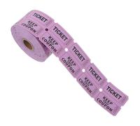 PLAFOPE 1000 Pièces Lot de Tickets de Jeu Papier Colorés Rouleau Double pour Événements Carnaval Collectes de Fonds Prix et Entrées