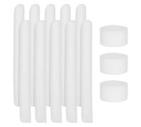 PLAFOPE 10pcs Support pour Oreilles de Chien en Mousse Blanche avec Ruban Adhésif, Outil de Correction pour Chiots et Chiens, Maintien Doux