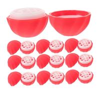 PLAFOPE 10pièces Coffret Lèvres Boîtes Ronde De Rangement Produits Beauté Réutilisables Contenants Soin Des Lèvres Rose Compact Pour Diy Cosmétiques