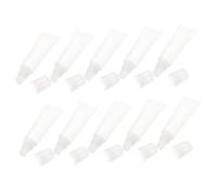 PLAFOPE 10pièces Tubes Recharges Lip Gloss Transparente Flacons Vides Pour Maquillage Étui Pratique Et Léger Pour Voyage Et Usage Quotidien