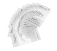 PLAFOPE 12 Pièces Carte Essai Cils Support Exposition Faux Cils Compact et Portable pour Essais Multiples Outil Professionnel pour Salons de Beauté