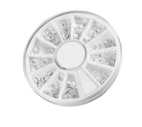 PLAFOPE 120pièces Décoration Ongles Diy Petite Disque Pour Nail Art Fournitures De Manucure Formes Variées Personnalisation Ongles