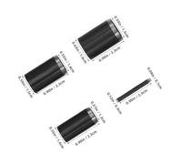 PLAFOPE 15 Pièces Matrice De Poinçon Ronde Remplacement Du Perforateur Matrice De Poinçon Creux Accessoires De Perforatrice En Cuir Pu Black