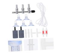 PLAFOPE 16 pièces Kit Accessoires Pompe à Air Aquarium Répartiteur Flux Air Connecteurs et Tubes Fuite Tuyaux pour Bassin et Aquarium