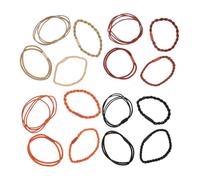 PLAFOPE 16pièces Élastiques à Cheveux Colorés Pour Filles Accessoires De Coiffure Tresses Et Chignons Attaches De Queue De Cheval Élastiques Mode