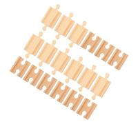 PLAFOPE 18 pcs Accessoires Rails de Train Jeu Éducatif DIY Compatible Circuits pour Garçon Fille Kit Extensions Rails Droits Cadeau Ludique Garçon Fille