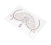 PLAFOPE 1feuille Autocollants De Gemmes Pour Visage Décorations à Pour Carnaval Et Bijoux Éclatants à Porter Visage