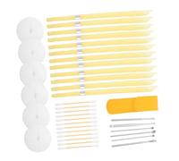 PLAFOPE 2 ensembles Kit Bougies Cire Abeille pour Nettoyage Oreilles Protection Anti-goutte Relaxation Aromathérapie Sécurité Usage Professionnel et Domestique