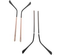 PLAFOPE 2 Paires Branches de Lunettes Métal et Accessoires de Réparation pour Montures Bras de Remplacement Résistants et Faciles à Installer