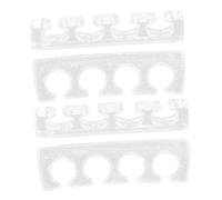 PLAFOPE 2 paires Séparateurs Orteils Gel Silicone Doux Réutilisables pour Pédicure et Manucure Écarteurs Confortables pour Pose Vernis et Soin des Ongles Lot de Portable
