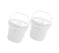 PLAFOPE 2 Pièces Boîte de Rangement pour Lingettes Humides avec Couvercle Étanche Seau Plastique Alimentaire pour Organiseur Portable pour Voiture et Salle de Bain