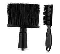 PLAFOPE 2 pièces Brosse Plumeau de Cou pour Salon Coiffure Brosse Nettoyante Multifonctionnelle pour Élimination Cheveux Cassés Design Élégant pour Professionnels