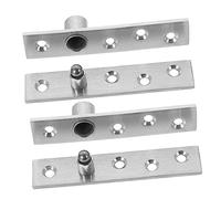 PLAFOPE 2 pièces Charnière Pivotante Inox Charnières Centrales Dissimulées pour Bois et Rotation Résistance et Fixation Stable Silencieuse