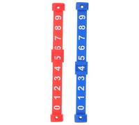 PLAFOPE 2 pièces Compteur de Score Foosball Petit Format PP Robuste Accessoires Pratiques pour Table Football Marqueur de Points et Rouge et Bleu Remplacement pour Jeux de Table