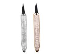 PLAFOPE 2 Pièces Diamant Eyeliner Liquide Liner Stylo Strass Eyeliner Imperméable Liquide Précis Eye Liner Stylo Cils Accessoires