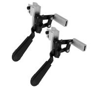 PLAFOPE 2 Pièces Lot de 2 Leviers de Frein en Alliage D’Aluminium 25 MM pour Fauteuil Roulant, Levier Mécanique Plaquettes en Aluminium, Remplacement pour Freins de Fauteuils Roulants