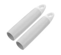 PLAFOPE 2 pièces Manchon de Manche de Balai Lot de Embouts Ergonomiques Gris Foncé Poignée de Remplacement pour Balais Brosse et Corde à Linge Installation Rapide et Polyvalente