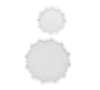 PLAFOPE 2 pièces Moule Silicone Reutilisable pour Dessous de Tournesol Flexible pour DIY Artisanat Décoratif Petite et