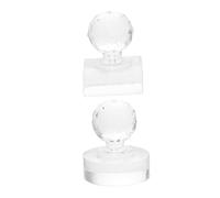 PLAFOPE 2 Pièces Outil de Pressage Transparent pour Fard à Paupières et Blush Palette Magnétique Réparatrice Tampon Multifonction pour Ombre à Paupières Sourcils et Highlighter Portable