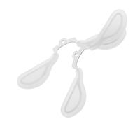 PLAFOPE 2 pièces Plaquettes de Nez Silicone Souple Antidérapantes pour Lunettes Confort Exceptionnel et Support Stable Compatibles avec Divers Modèles Lot