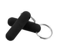 PLAFOPE 2 Pièces Poinçon Coupe-Cigare en Métal Noir Portable 2 Pièces, Outil de Poche Précis pour Ouvrir Trous de Cigares, Compatible Tailles Multiples, Accessoire Compact pour Amateurs de