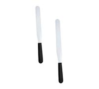 PLAFOPE 2 pièces Spatules à Crème et Racloirs à Beurre Accessoires de Pâtisserie avec Manche Ergonomique Lames Douces pour Gâteau et Pâte Ustensiles de Cuisine pour Boulangerie Domestique