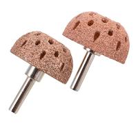 PLAFOPE 2 pièces Tête de Meulage Pneumatique Carbure de Tungstène pour Réparation Pneus Meule Haute Vitesse Forme de Coupe et Sphérique Outil Rotatif Abrasif pour Entretien Auto et Moto