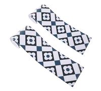 PLAFOPE 2 Rouleaux Autocollants Muraux Fleur Blanc Bleu Imperméables pour Chambre École Bureau Décoration Murale Amovible