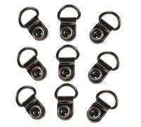 PLAFOPE 20 pièces Alloy Shoe Buckles With Snail Rivets Boot Lace Hooks For Hiking Shoes And Repair Accessories