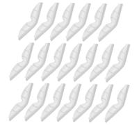 PLAFOPE 20 Pièces Coussinets Nez Silicone pour Masque Support Intérieur Anti-buée Accessoires Pratiques pour Porteurs de Lunettes