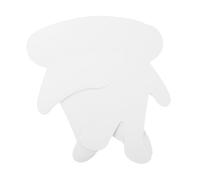 PLAFOPE 20 Pièces Formes Papier Blanc Découpées Personnages pour Garçon Fille Pochoirs de Dessin Activités DIY Créatives pour École et
