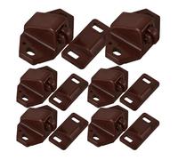 PLAFOPE 20 pièces Loquets à Bille Double Plastique pour Portes de Placard Loqueteau pour Armoires Accessoires de Quincaillerie pour Cuisine et Meubles