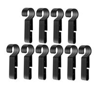 PLAFOPE 20 pièces Lot de Clips Antidérapants pour Lampe Frontale sur Casque de Sécurité Crochets Robustes Plastique pour Fixation Stable et Utilisation Fiable