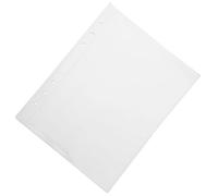 PLAFOPE 20 pièces Pochettes Perforées Transparentes pour Album Photo Protège Documents Multifonctions Insert Portable pour Reliure à Six Lot