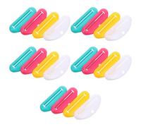 PLAFOPE 20 Pièces Presse-tubes Dentifrice Manuel avec Clip Suspendu Compact pour Salle de Bain Contrôle Précis Anti-gaspillage pour Mains et Cosmétique