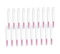 PLAFOPE 20 pièces Set de Tubes Mascara Vides Transparents avec Brosses à Cils Fibres Synthétiques Réutilisables Légers et Portables pour Maquillage Quotidien et Extensions